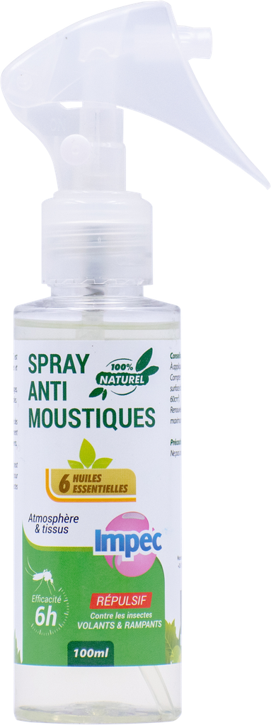 IMPEC Spray - anti moustiques aux huiles essentielles (100ml)