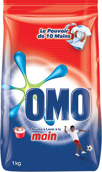 OMO Lessive poudre - flexi 1kg (en sachet)
