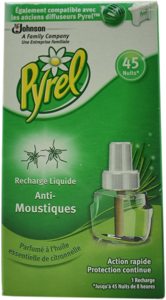 PYREL Recharge électrique - citronnelle (18ml)