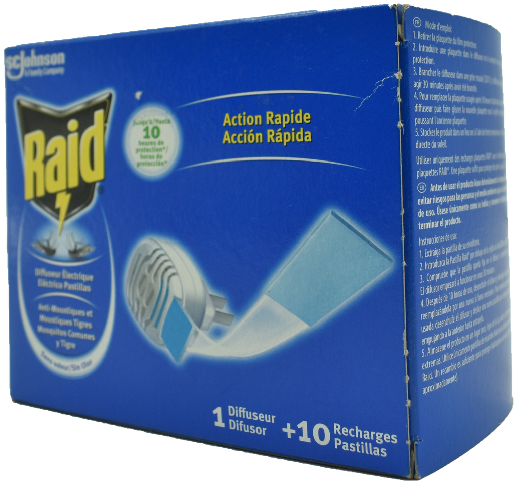 RAID Diffuseur + Recharges (x10)