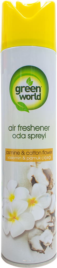 GREEN WORLD Désodorisant - Jasmin cotton flower (300ml)