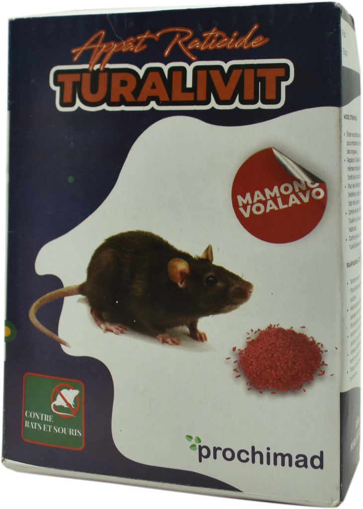 TURALIVIT Raticide - anti coagulant (500g)
