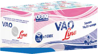 VAO Line - Savon multiusage 125g (16mx)