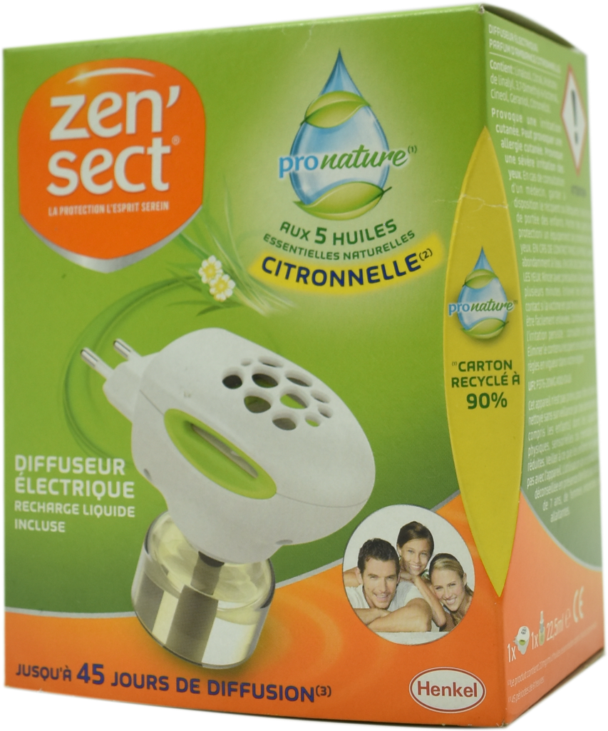 ZENSECT Diffuseur électrique - 45 nuits