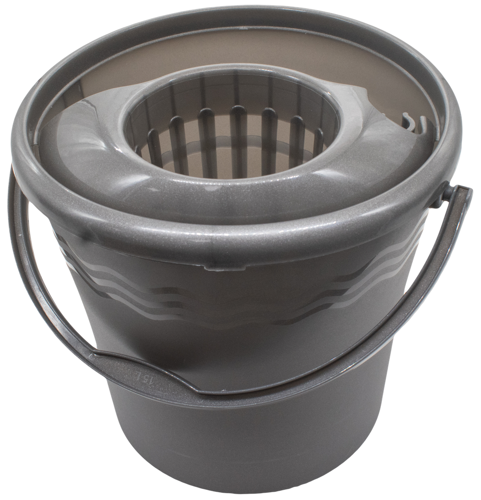 SM Seau à serpillère - avec essoreuse (15 Litres)