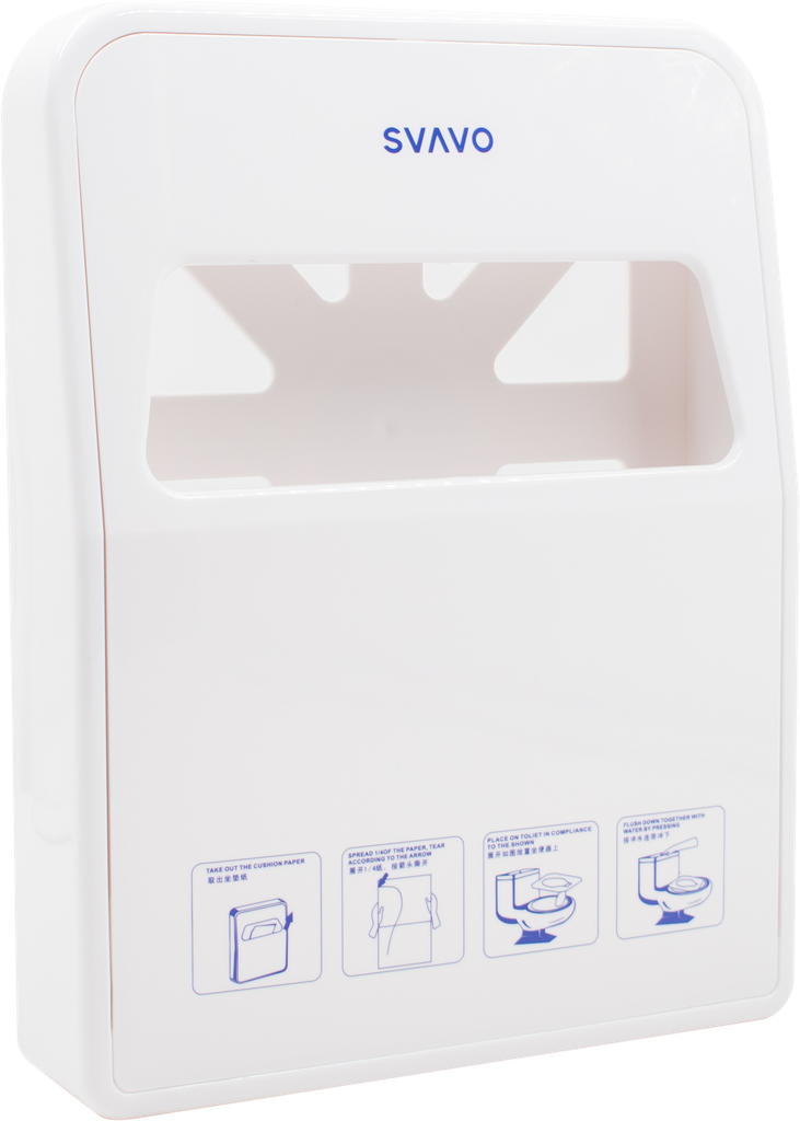 Porte couvre siège toilette jetable