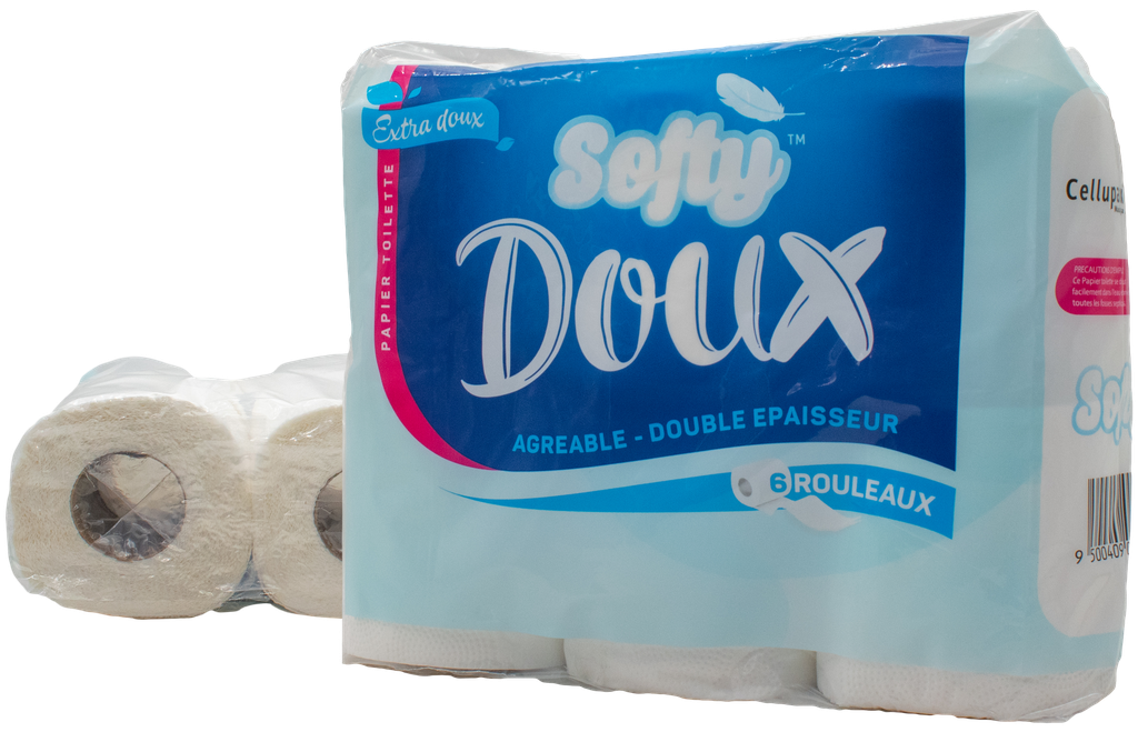 SOFTY Papier toilette - Doux (pack de 6)