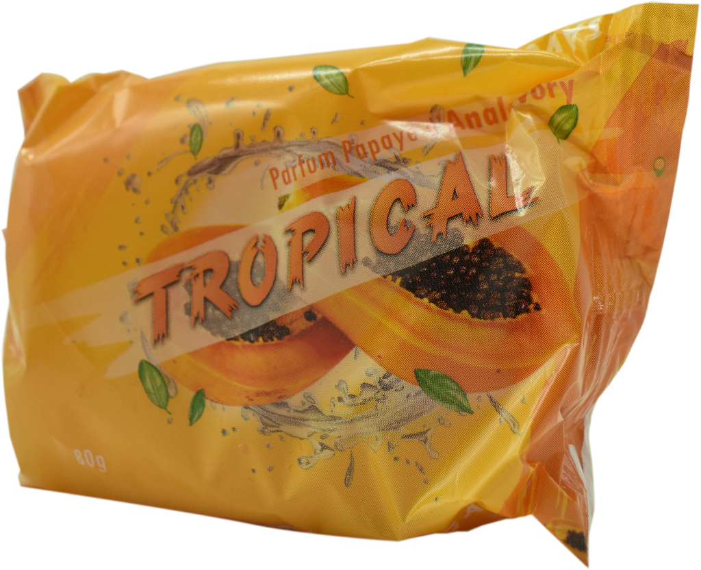 TROPICAL Savon de toilette - parfum papaye (80g)