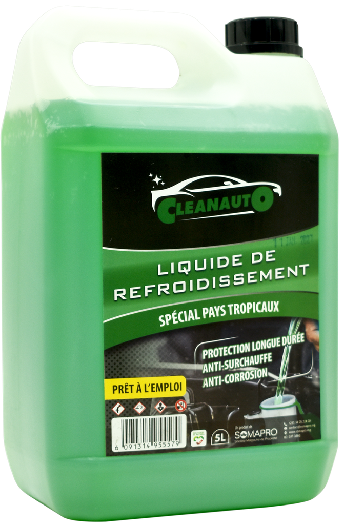 CLEANAUTO Liquide de refroidissement - Vert (5L)