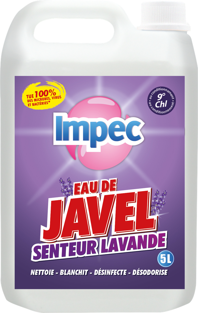 IMPEC Eau de Javel - senteur lavande (5L)