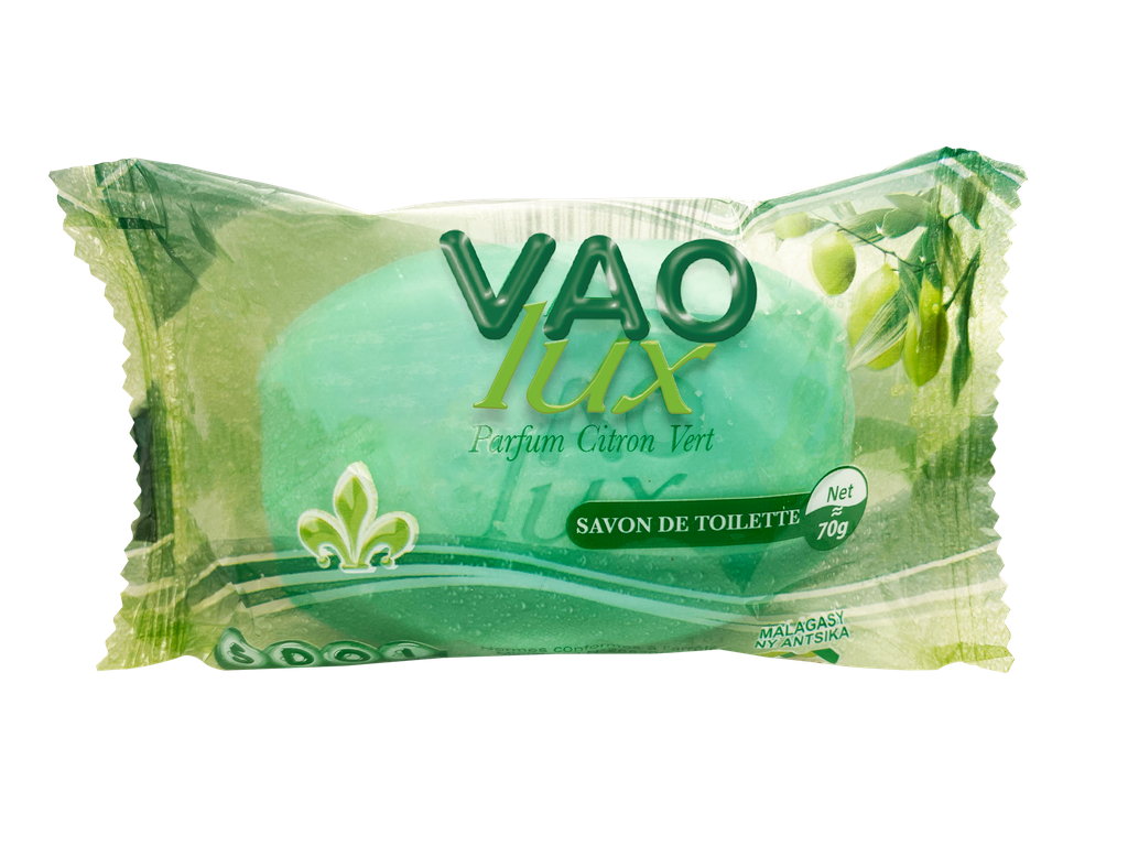 VAO LUX Savon de toilette - parfum citron vert (70g)