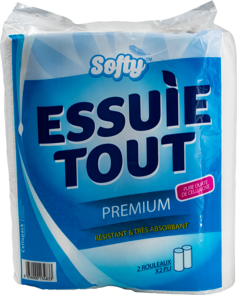 SOFTY Essuie-tout - Premium (x2 rouleaux)