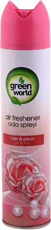 GREEN WORLD Désodorisant - Rose (300ml)