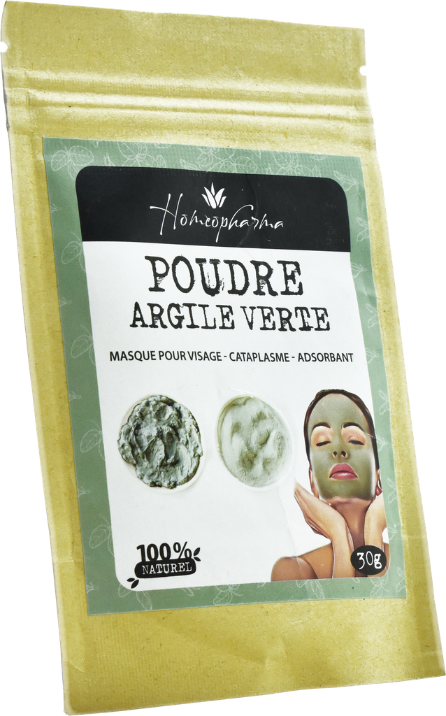 HOMEO Poudre à l'argile verte (30g)
