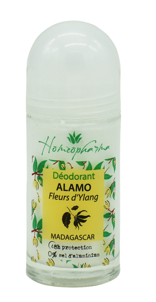 HOMEO Déodorant Alamo - Roll on Fleur d'ylang (50ml)