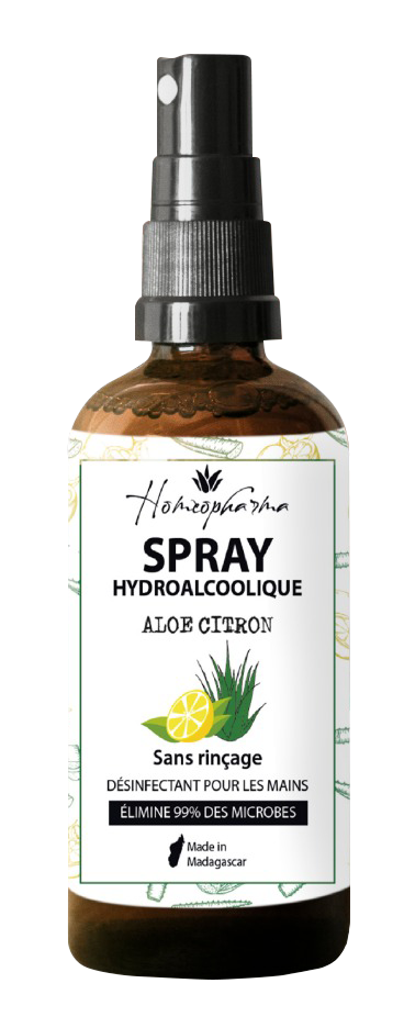 HOMEO Spray - Hydroalcoolique aloe citron (50ml)