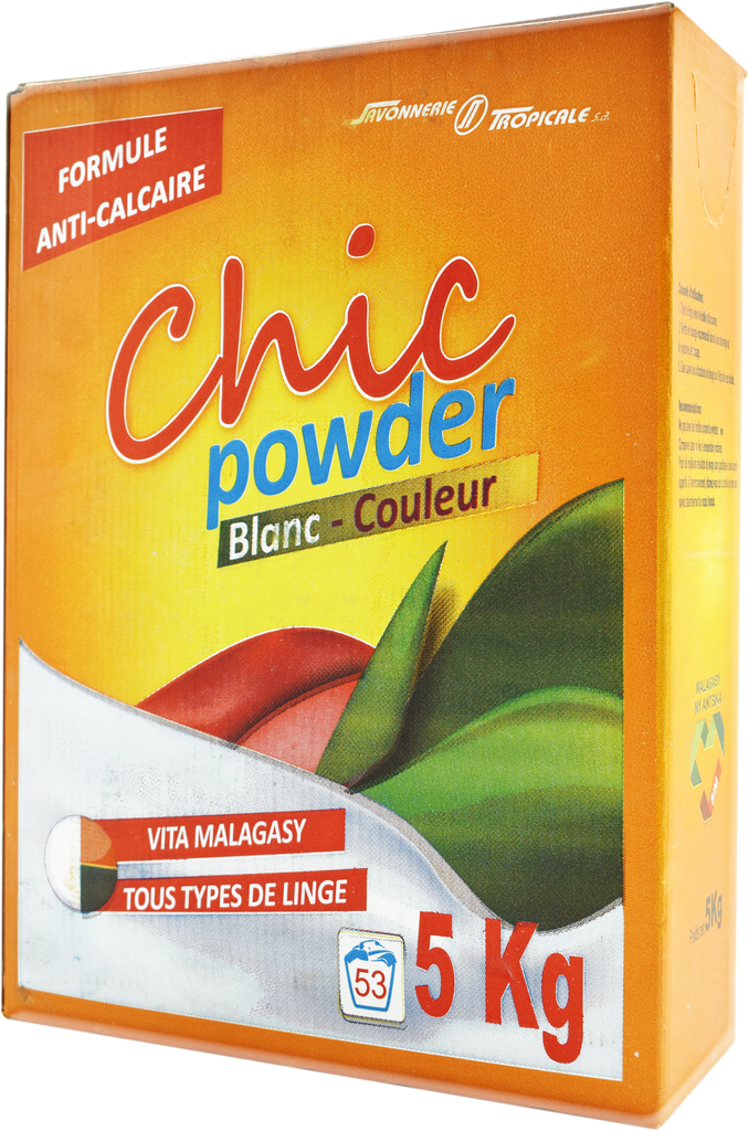 CHIC POWDER Lessive poudre machine - Mixte (5kg)
