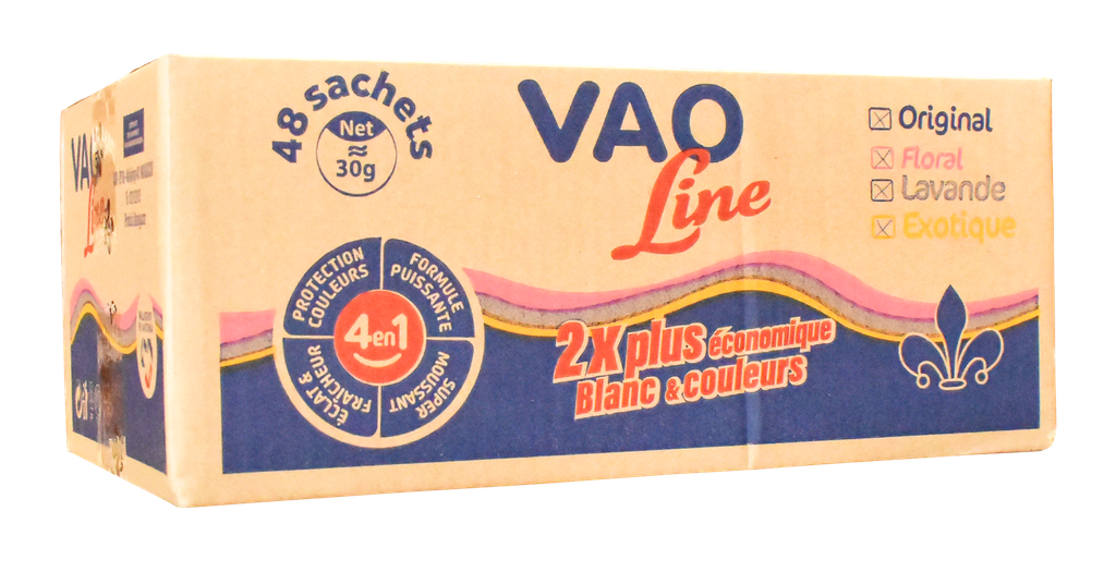 VAO Line - Savon poudre assorti 30g (pack de 48)