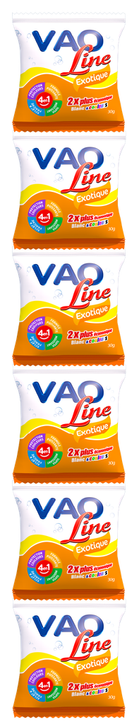 VAO Line - Savon poudre exotique 30g (chapelet de 6)