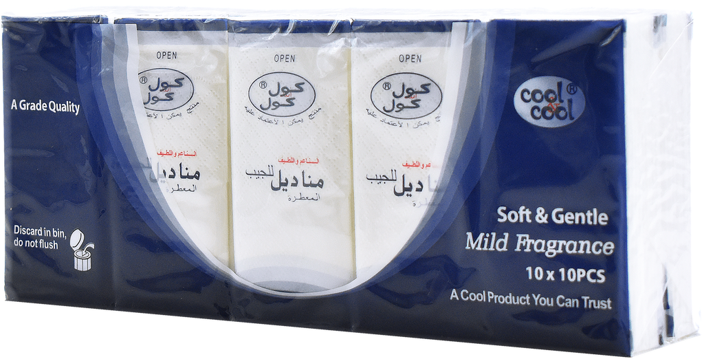 COOL&amp;COOL Mouchoirs de poche (x10)