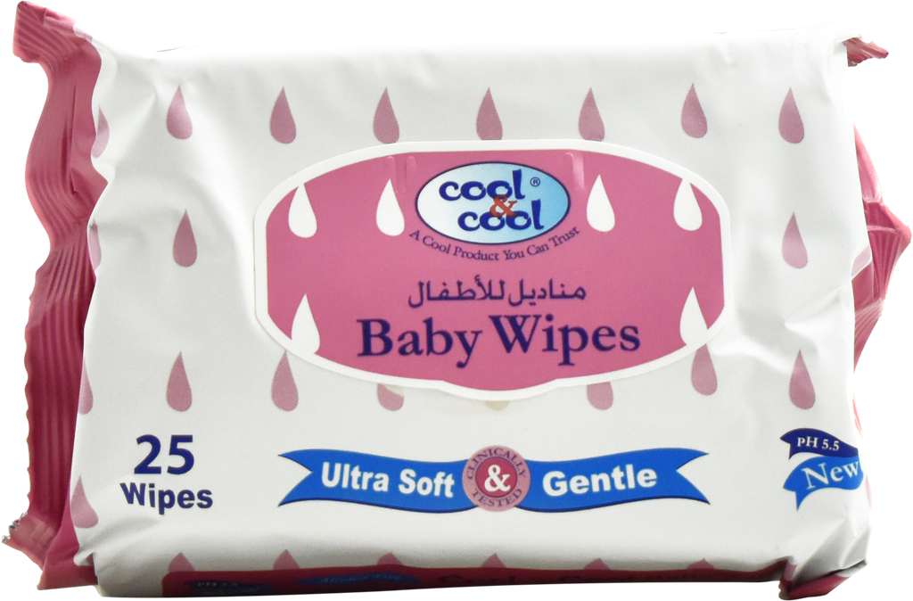 COOL&amp;COOL Lingette Bébé - Ultra Soft (25 pcs)