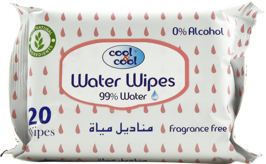 COOL&amp;COOL Lingette Bébé - Water 99% (20 pcs)