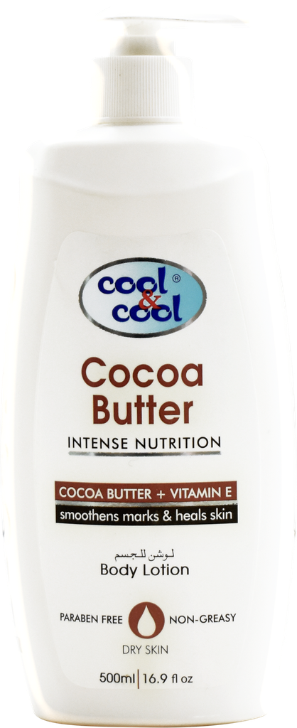 COOL&amp;COOL Crème hydratante - Cocoa butter (500ml)