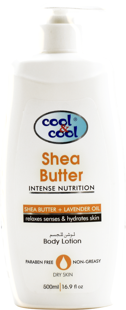 COOL&amp;COOL Crème hydratante - Shea butter (500ml)