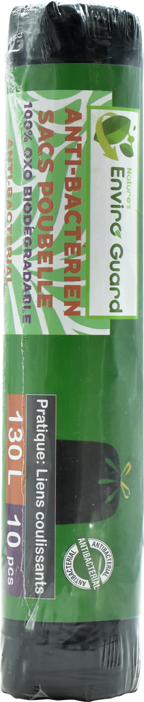 Sacs poubelle - noir 130L (x10)