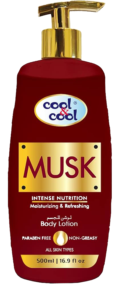 COOL&amp;COOL Crème hydratante - Gamme MUSK (500ml)