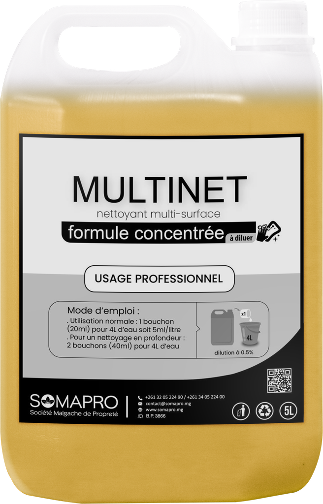 NETPRO Nettoyant multiusage - MULTINET (5L)