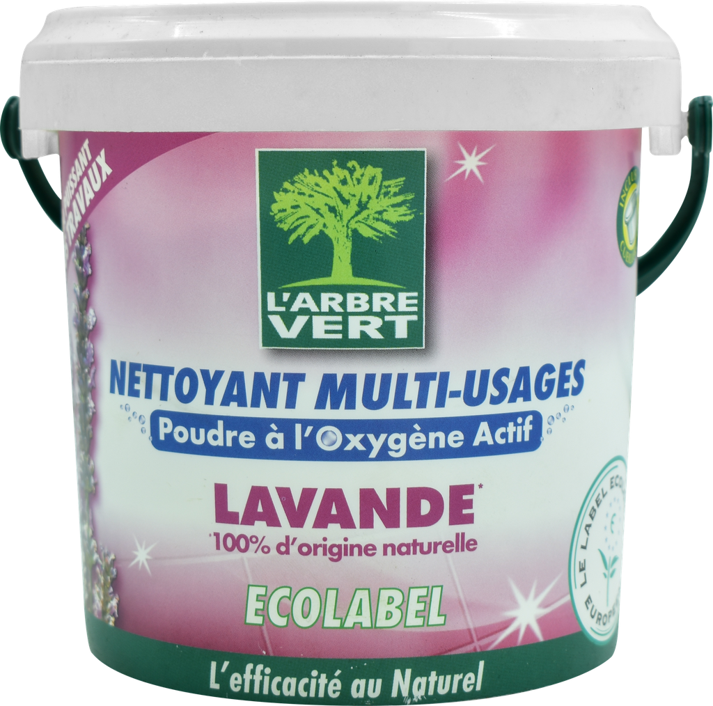 ECOLABEL Poudre nettoyante multiusage - Lavande (1kg)