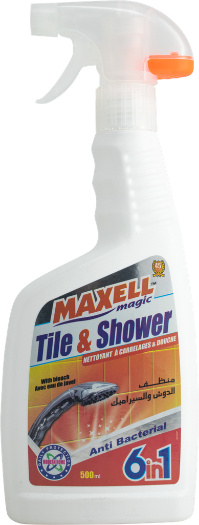 MAXELL Anti-moisissures - carrelage &amp; douche (pistolet 500ml)