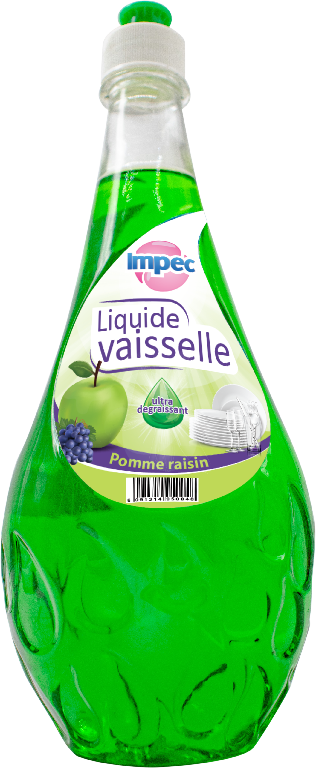 IMPEC Liquide vaisselle - Pomme Raisin (750ml)