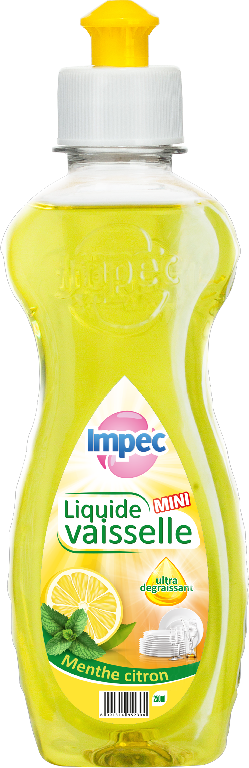 IMPEC Liquide vaisselle - Menthe citron mini (250ml)