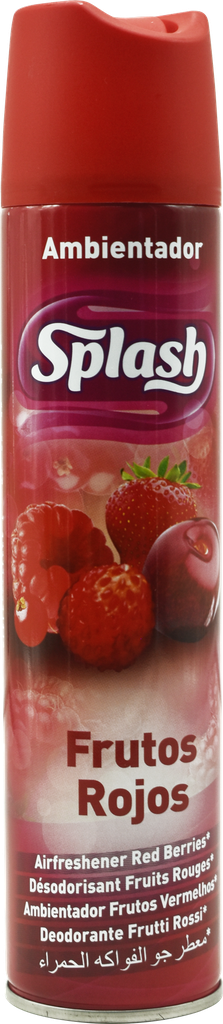 ZELNOVA Splash Désodorisant - Fruits rouge (aérosol 300ml)