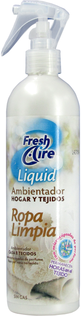 ZELNOVA Désodorisant - liquide Air &amp; textiles linge propre (400ml)