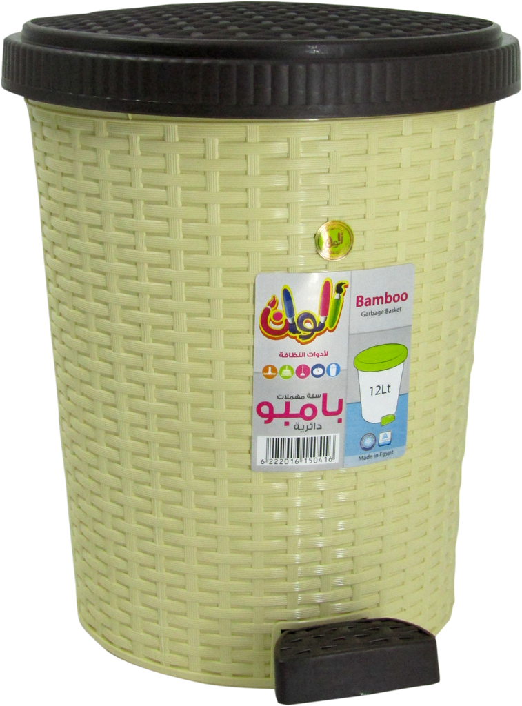 SM Poubelle - rond à pédale Bambo (12L)