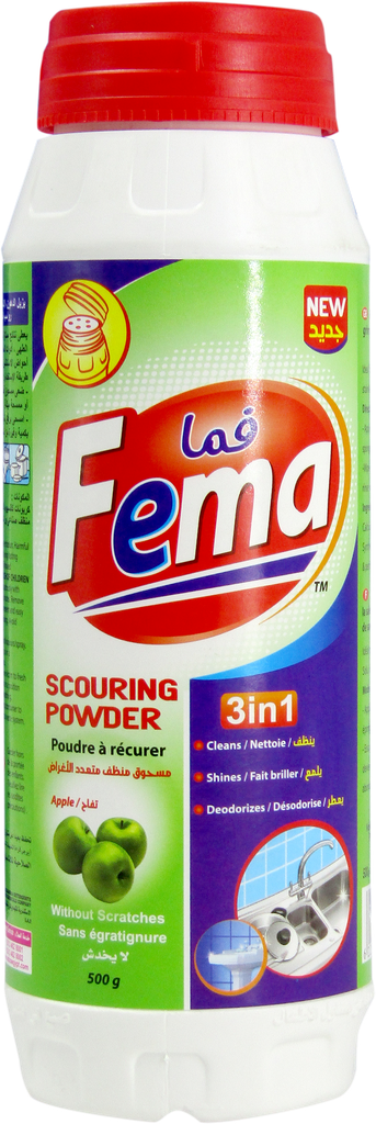 FEMA Poudre à recurer - pomme (500g)