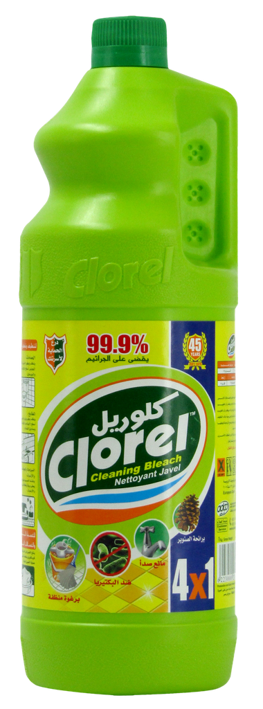 CLOREL Eau de javel parfumé - 4en1 pin (1L)