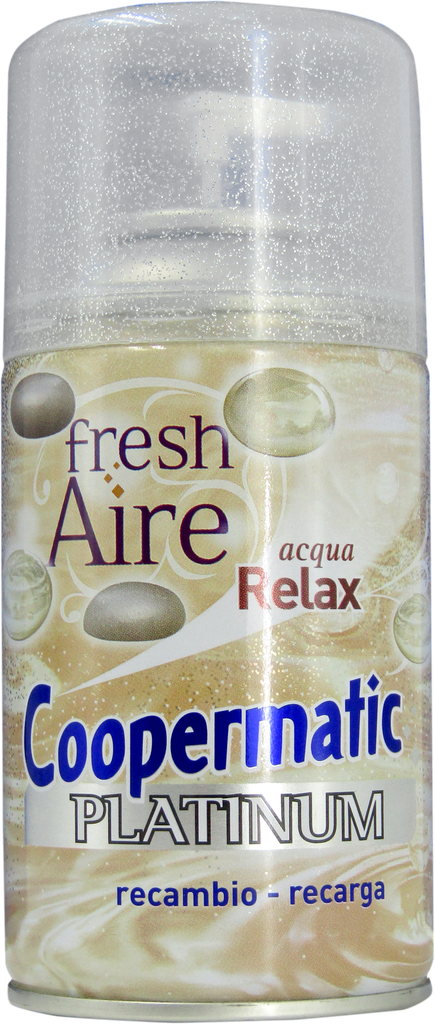 ZELNOVA Désodorisant recharge distributeur - FRESH AIRE parfum Acqua relax (250ml)