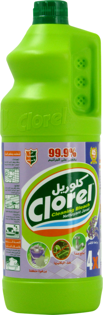 CLOREL Eau de javel parfumé - 4en1 lavande (1L)