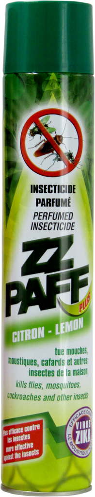 ZELNOVA Insecticide - volants-rampants ZZ PAFF citron (aérosol 750ml)