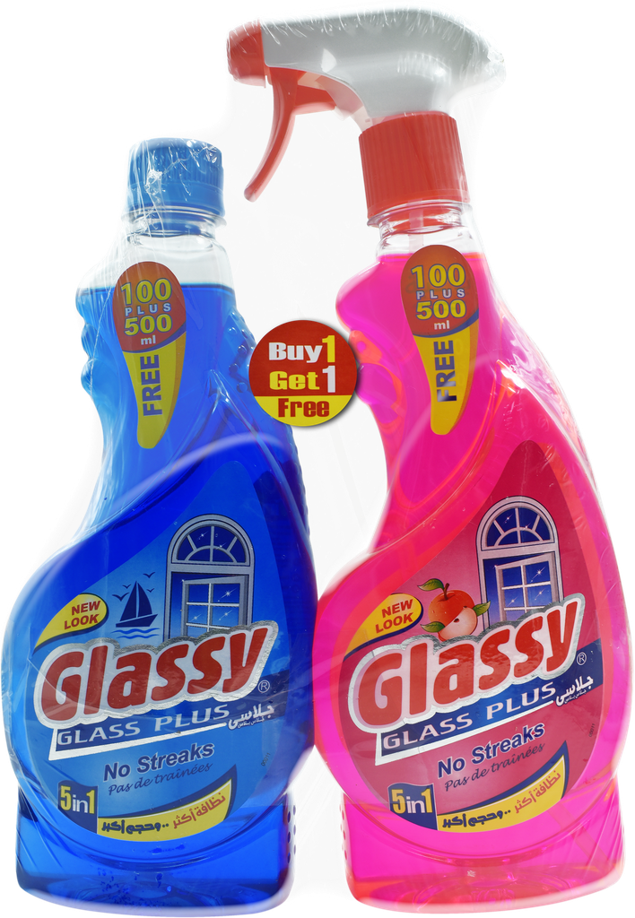 GLASSY Lave vitre - pomme (pistolet 600ml)