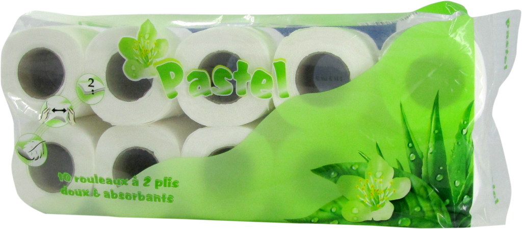 PASTEL Papier toilette (pack de 10)