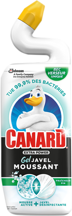 CANARD Gel WC javel moussant - extra power fraîcheur pin (750ml)