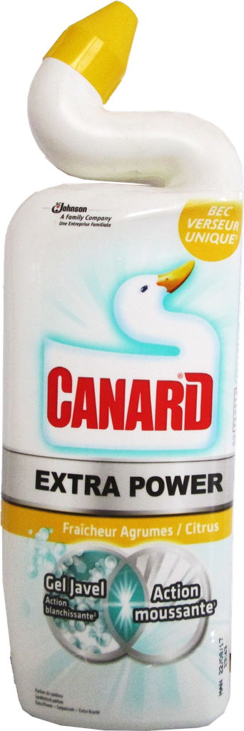 CANARD Gel WC javel moussant - extra power fraîcheur agrumes/citrus (750ml)