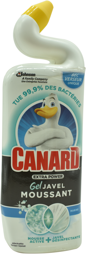 CANARD Gel WC javel moussant - extra power fraîcheur marine (750ml)