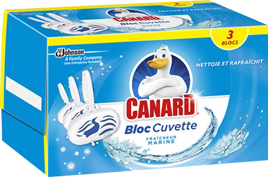 CANARD Bloc WC cuvette - 3 fraîcheur marine (3x40g)