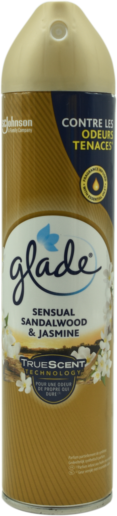 GLADE BY BRISE Désodorisant - 5en1 santal et jasmin de Bali (aérosol 300ml)